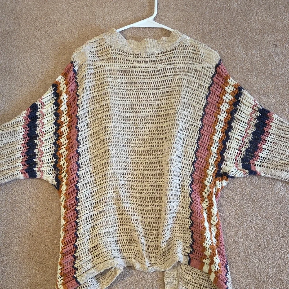 Maurices Multicolor Open-Knit Cardigan - Picture 5 of 6